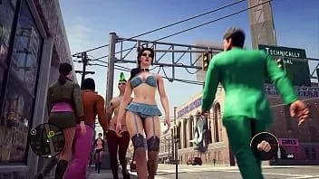 Putar Saints row the third remastered - strip club : big tits and big ass penari telanjang dan pelacur
