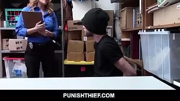 play Big-ass and big-tits blonde milf krissy lynn wants shoplifter's big dick